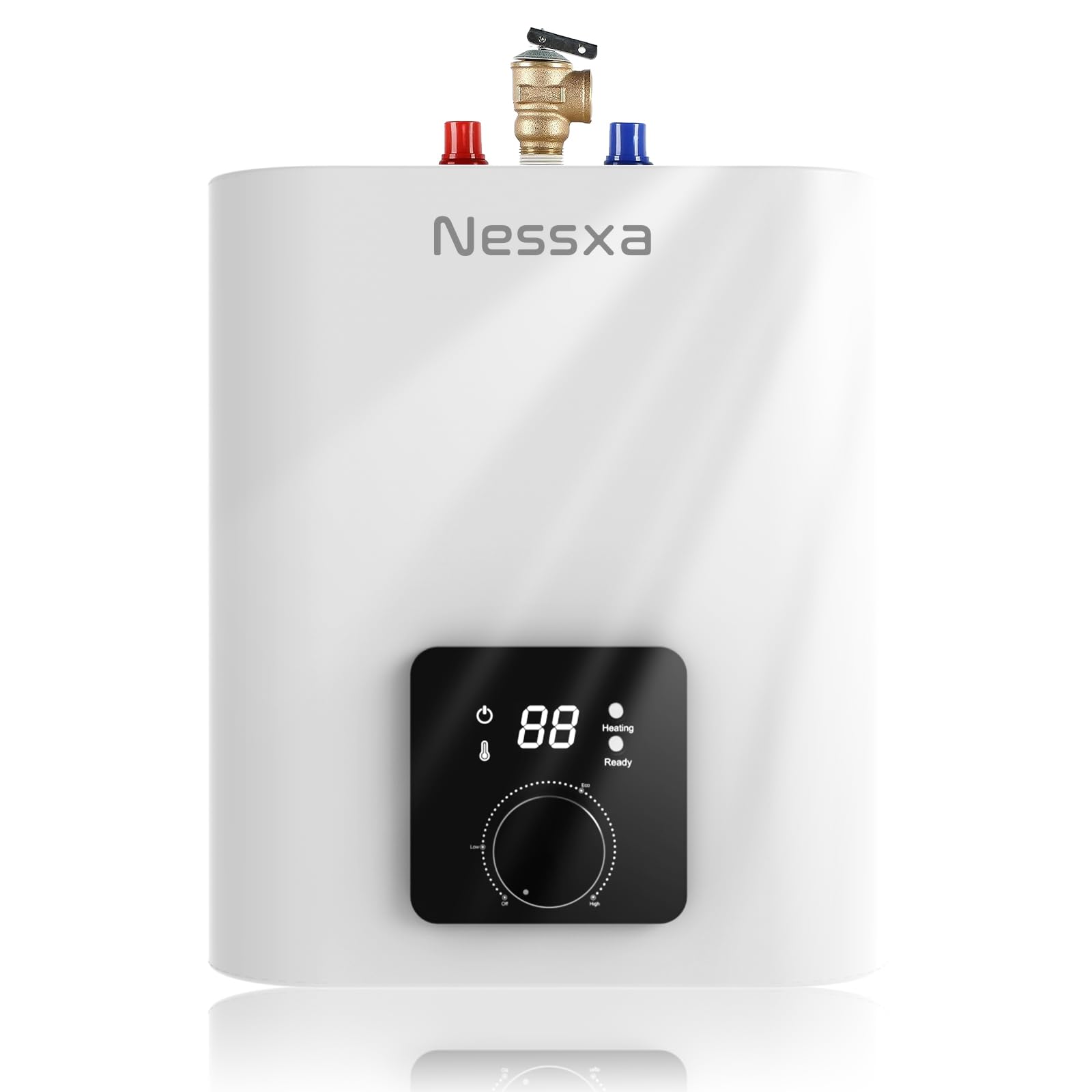 1.6 Gallon Electric Mini Tank Water Heater, 110V 1500W Point of
