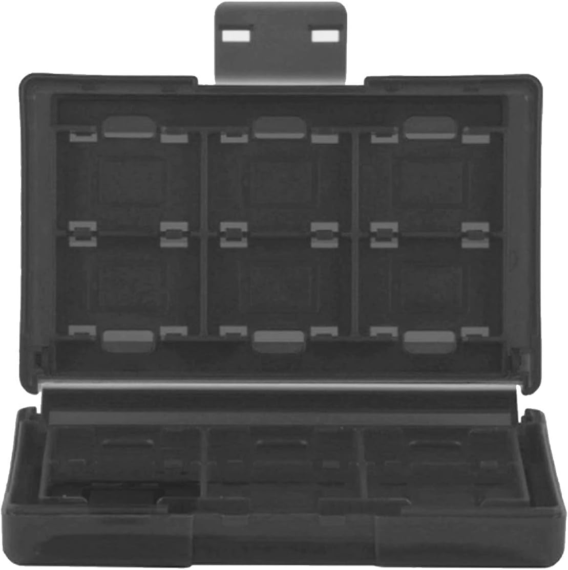OUKENS Game Card Storage Box, 28 in 1 PP Plastic Game Card Case Holder Cartridge Storage Box for Nintendo DSL LL(Black) - Image 7