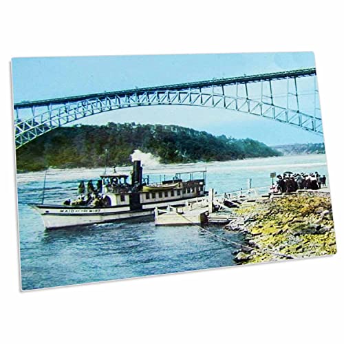 3dRose Vintage Niagara Falls Desk Pad 23x16 in