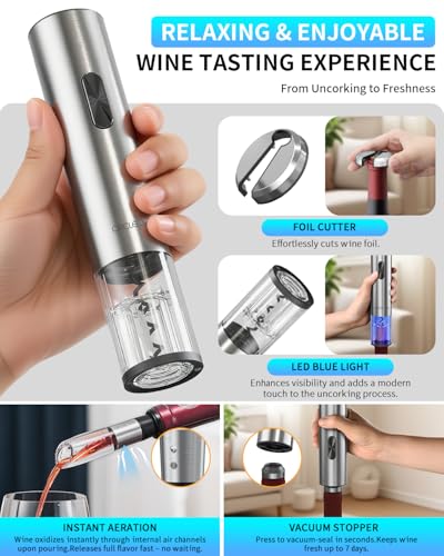 Automatic Wine Bottle Opener and Aerator