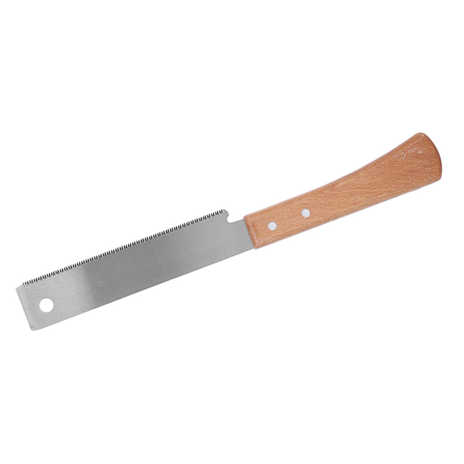FTVOGUE Sierra de Mano Pequeña con de Madera, Herramienta de Corte Al Ras de 12 Pulgadas, Acero con Alto Contenido de Carbono SK5 para Carpintería Fina, Poda de Jardín y Proyectos de
