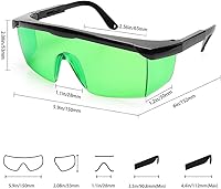 Vista 30 de Goggles Laser Safety Glasses 190nm to 540nm Laser protective eyewear With Velvet Box