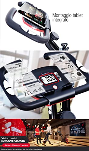 Sportstech Fitness Exercise Bike con Console-LCD &...