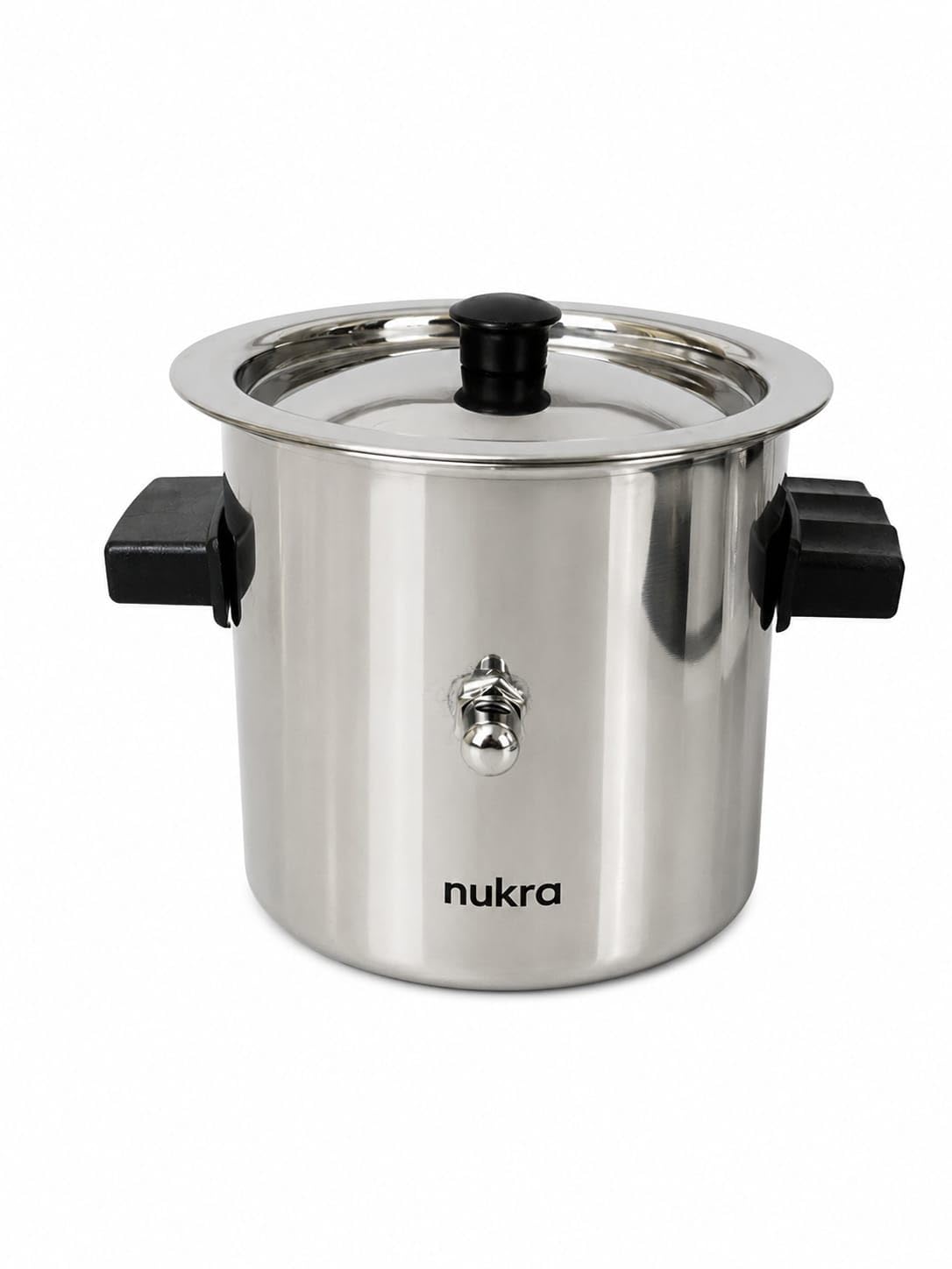 Stainless Steel Milk Cooker with Lid, Handle, Knob and Whistle Indication, 2 Litre, Gas and Induction Compatible-image-26