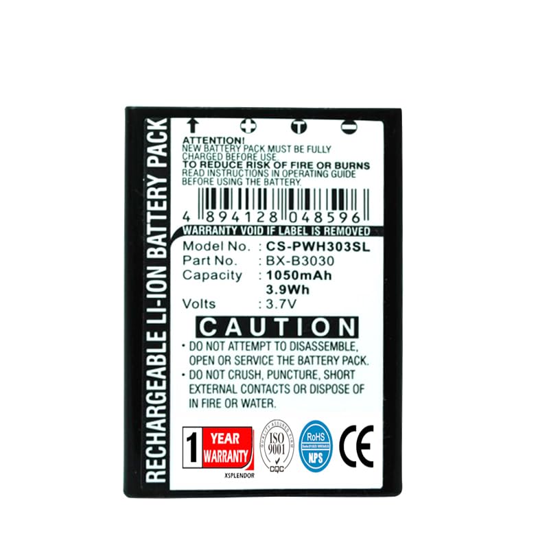 Replacement Battery for LISTEN iDSP receivers M1 Media Interface Point M1 Microphone PANASONIC Attune Attune 3020 Attune 3050 Attune I Attune II PART NO LA-365 BX-B3030 CE-3030 WX-B3030 WX-B3030M