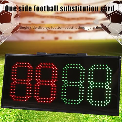 Marcador electrónico fútbol con LED y batería recargable miniatura 2
