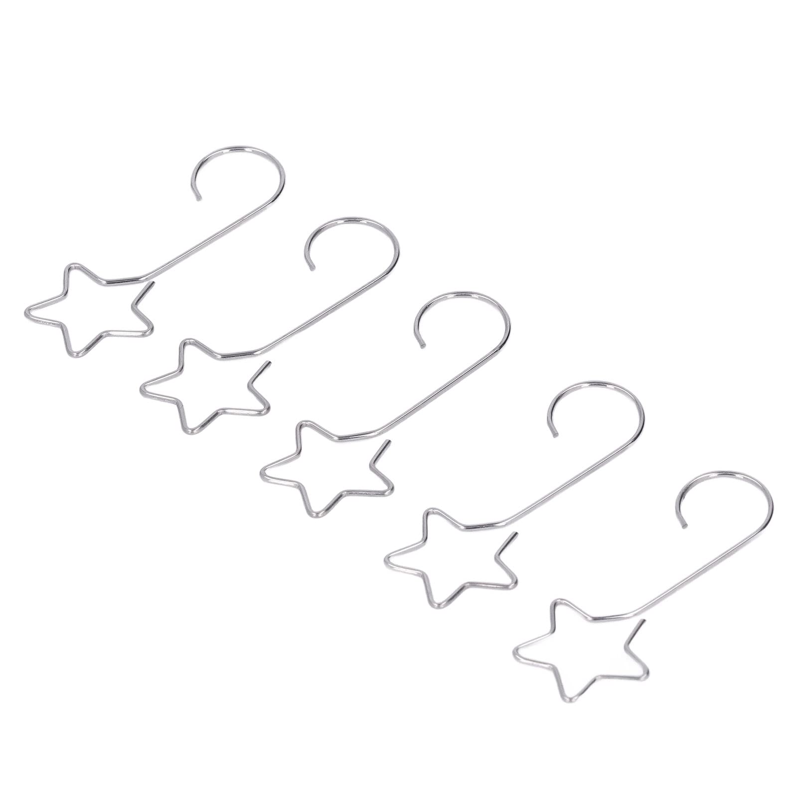 そ 星型 クリスマス オーナメントフック 60個 シルバー S字フック
