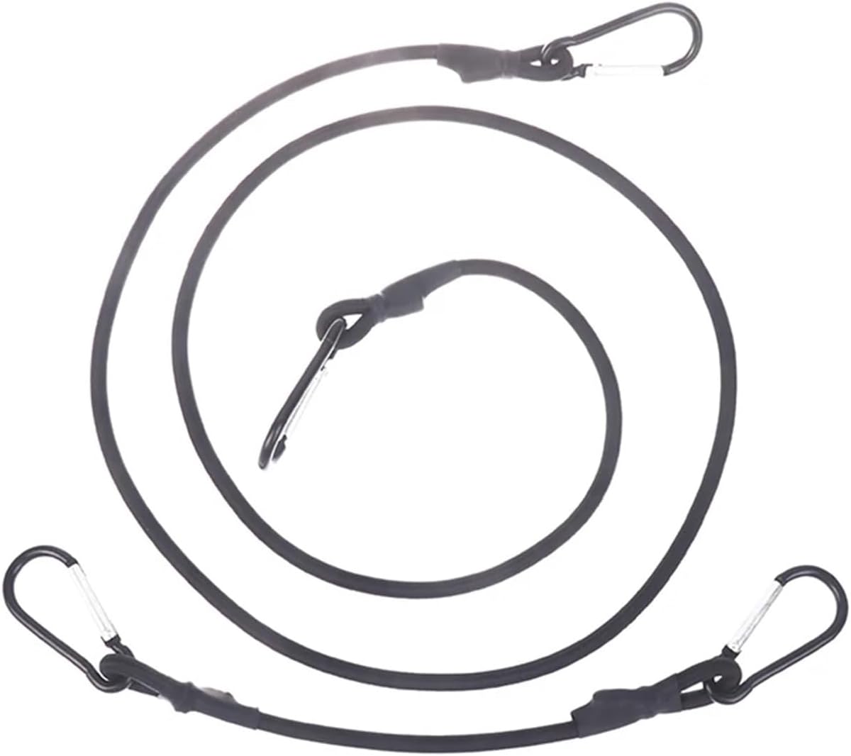 1pc 30/60/90/120cm Stretch Elastic Bungee Cords with Hooks Lightweight Bikes Rope Tie Car Luggage Roof Rack Strap Hooks(60CM)