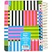 C.R. Gibson MJN2-25648 Signature Bold Stripes Twin Wire 3-in-1 Blank, Dot Grid, and Lined Journal with 480 Pages, 8.5