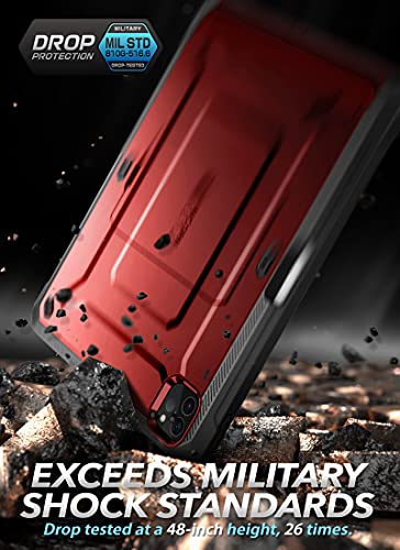 Image of SUPCASE for iPad Pro 12.9 inch Case 2022 /2021 /2020 with Pencil Holder Ruddy