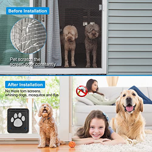 Ownpets Dog Screen Door Large And 1Pcs Dog Door Flap #TOP5