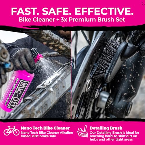 Image of Muc-Off Nano Tech Bike Cleaner 1L | Biodegradable Formula, Safe on Carbon Fibre and All Surfaces | Breaks Down Dirt on a Molecular Level