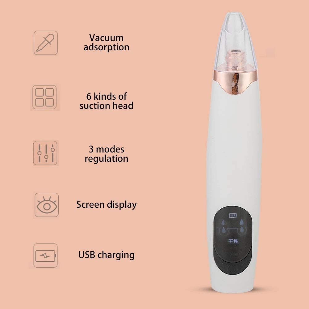Electric Blackhead Removal, Electronic Facial Pore Cleaner, Pore Cleaner, Vacuum Suction Device, Pore Cleaning Set, Blackhead Removal Suction Machine, Beauty Device
