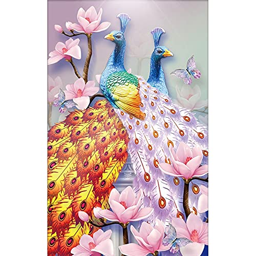 Peinture diamant kit complet paon le cadeau créatif idéal grand format