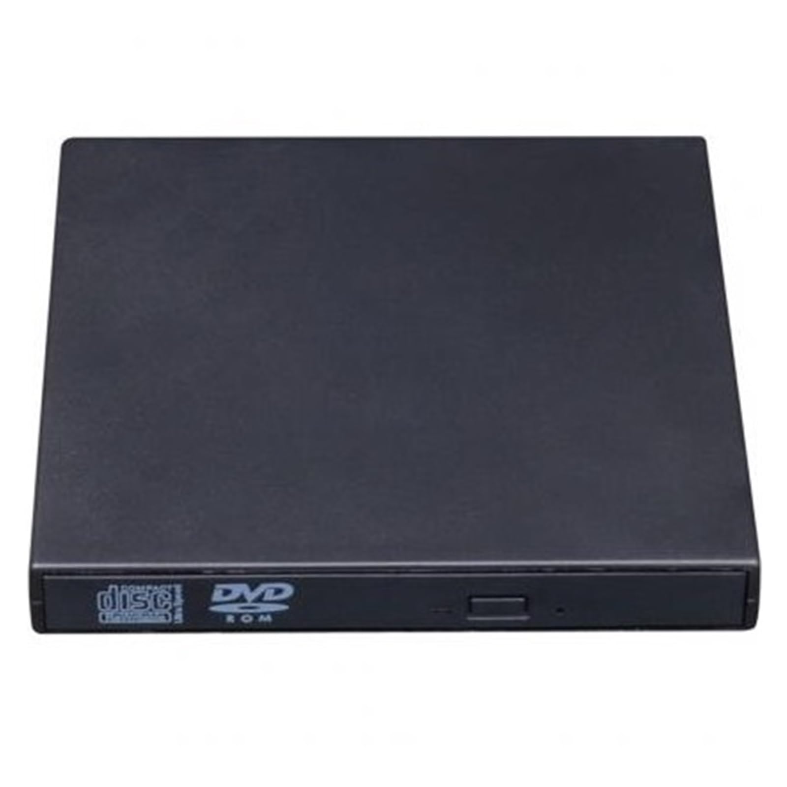 Lecteur DVD externe USB 2.0 universel noir pour PC et ordinateur portable