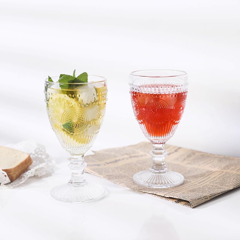 Szklane szklanki o pojemności 300 ml, ze wzorem słonecznika, eleganckie szklanki do wody, soku, kawy, kuchni, baru, szklanki do picia