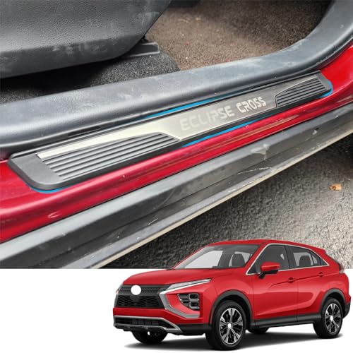 Plaque de protection d'entrée Mitsubishi Eclipse Cross en acier inox haut de gamme