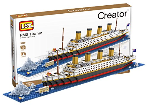 LOZ Building & Construction 9389 Titanic Building Blocks (1860 Pieces)