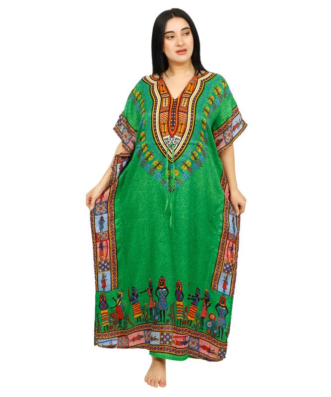Women's Long Kaftan Maxi Dress Gown Top Night Caftan2