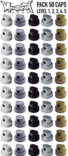 Montana caps 50 caps Level 1 to 5 (5x10)
