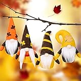 Nuestro juego viene con gnomos de Acción de Gracias de 3/4 piezas. El modelo 3 piezas en estilo amarillo mide 14 '' x 3.1 'x 2.7' ', el modelo 4 piezas en estilo naranja es 6.2' 'x 2.3' 'x 1.18' '. El peso de ellos es de unos 120g. Es muy adecuado para difundir el espíritu del festival de la cosecha enano.