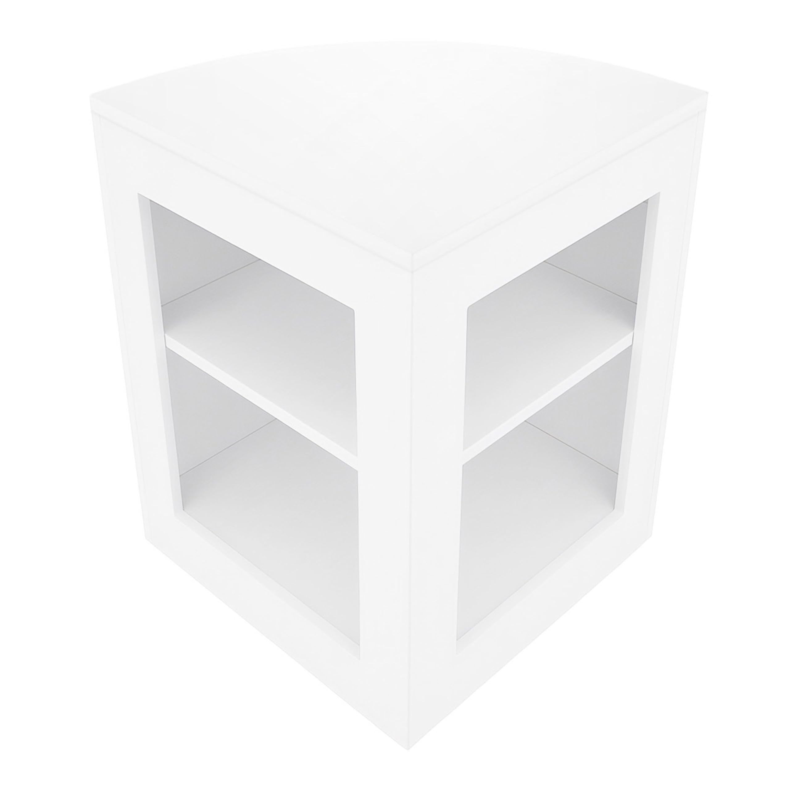 Set Banconi Bianco con LED Gravity B900 C900 CM60 TB60 - Vetrina con Serratura, Chiavi, Ante Scorrevoli, Mobile Cassa, Espositori Angolari Illuminati per Abbigliamento, Gioielli e Accessori