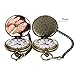 TREEWETO Mens Engraved Pocket Watch Gifts for The Groom from Bride Pocket Watches Wedding Gift for Groom Husband Man on Wedding Day Bronze