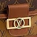 Louis Vuitton Monogram Canvas Mini Dauphine Shoulder Handbag Article: M44580