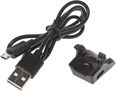 angwang USB Charging Cable Cord Dock Charger Adapter for Huawei Band 5/Honor Band 4/3/2 Pro B19 B29 Band4 Band3 Pro Eris Watch Smart,Black,1m/3.28ft