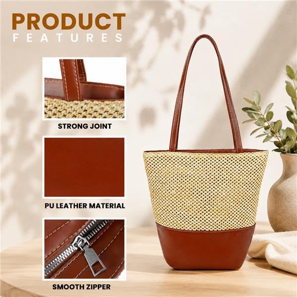 Image of Storite Women's Shoulder Handbag | Stylish PU Leather Tote Purse | Spacious Fashion Bag for Daily Use, Office, Shopping & Parties