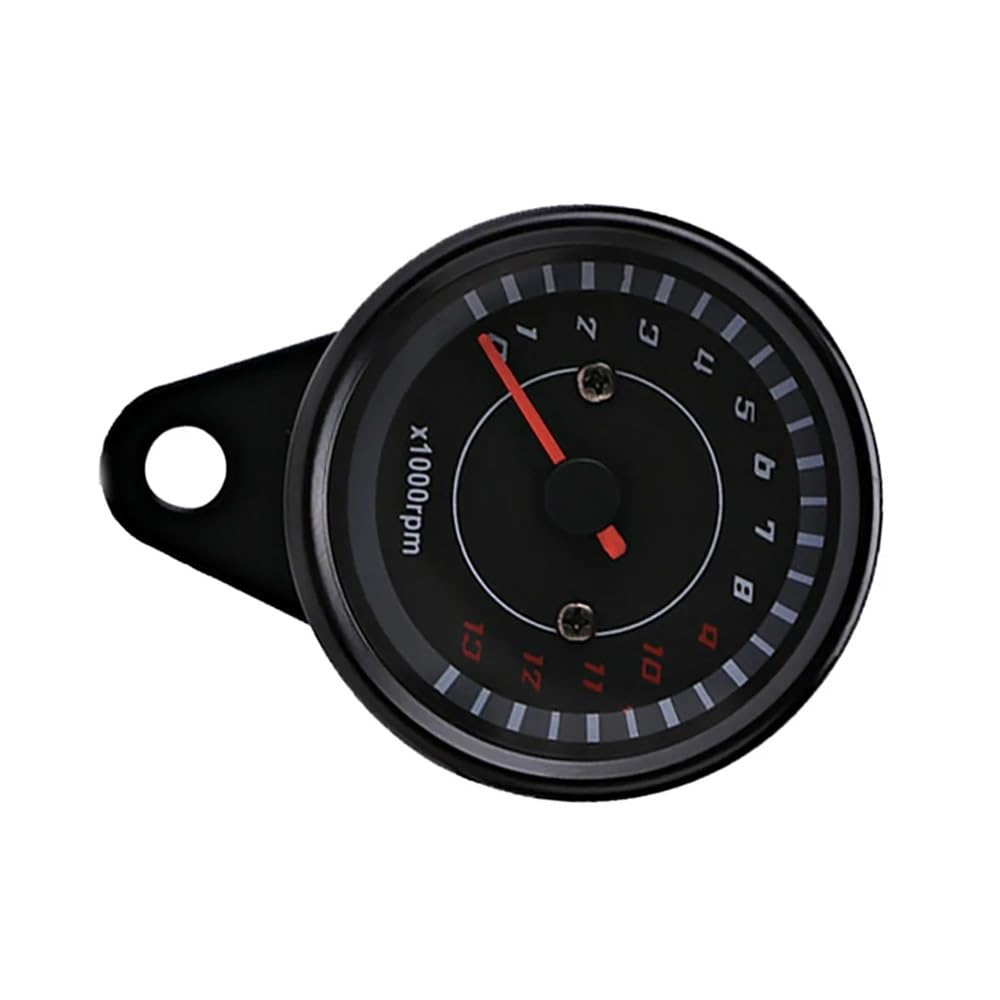 Moto Contagiri doppio Contagiri per motocicletta con retroilluminazione a LED, indicatore contagiri 13000 giri/min per Harley DC 12V