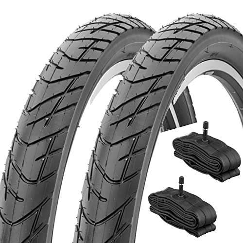 Copertone Tubeless 12x2.125/2.4 – Gomma Nera Per MTB E BMX – Camera D’Aria Uxcell, Valvola Da 32mm