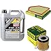 Produktbild QR-PARTS 69326446 Filter Set Inspektionspaket 5 Liter Motoröl Top Tec 4100 5W-40 MANN-FILTER Luftfilter Ölfilter