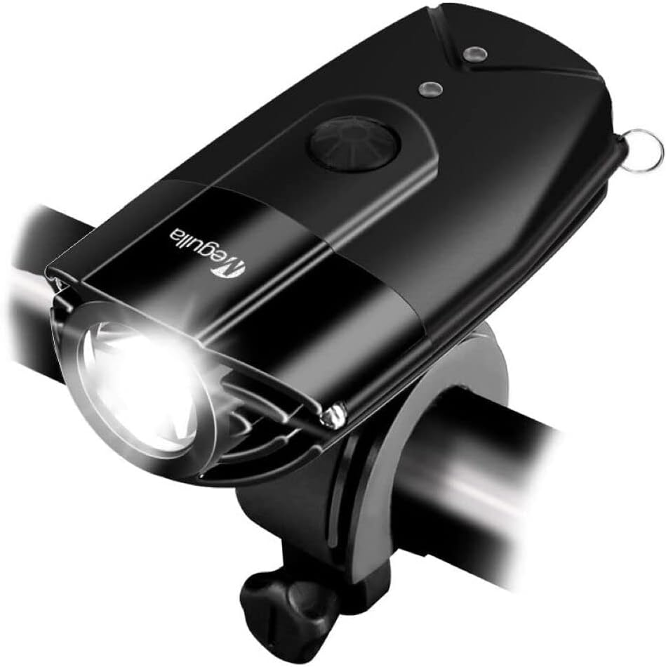 LED Bike Headlight, Megulla USB Rechargeable Bike Light