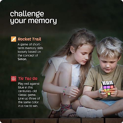 rechargeable game activity cube - toys for boys and girls - 9 fun brain amp memory games - birthday gifts for age 6 7 8 9 10 11 12 year old kids teens - best boy toy gift ideas