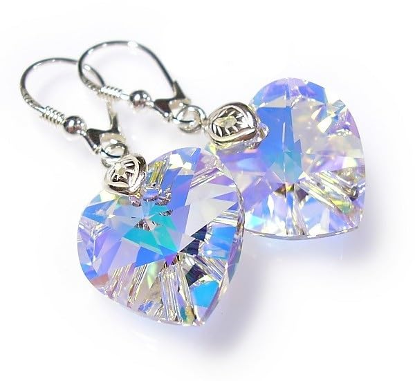 Boucles d'oreilles cœurs argent Arande le cadeau romantique parfait pour femme