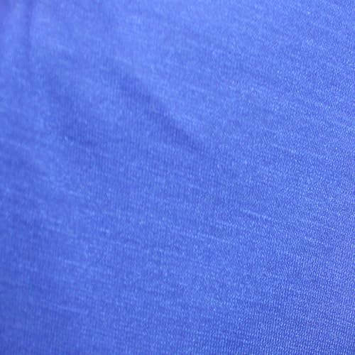 Premium 60" Wide Poly Rayon Spandex Jersey Knit Fabric - Lightweight, 2-Way Stretch for Effortless Sewing & Comfortable Apparel - Rich Royal Blue - Sold by The Yard 3 Premium 60" Wide Poly Rayon Spandex Jersey Knit Fabric - Lightweight, 2-Way Stretch for Effortless Sewing & Comfortable Apparel - Rich Royal Blue - Sold by The Yard - Image 2