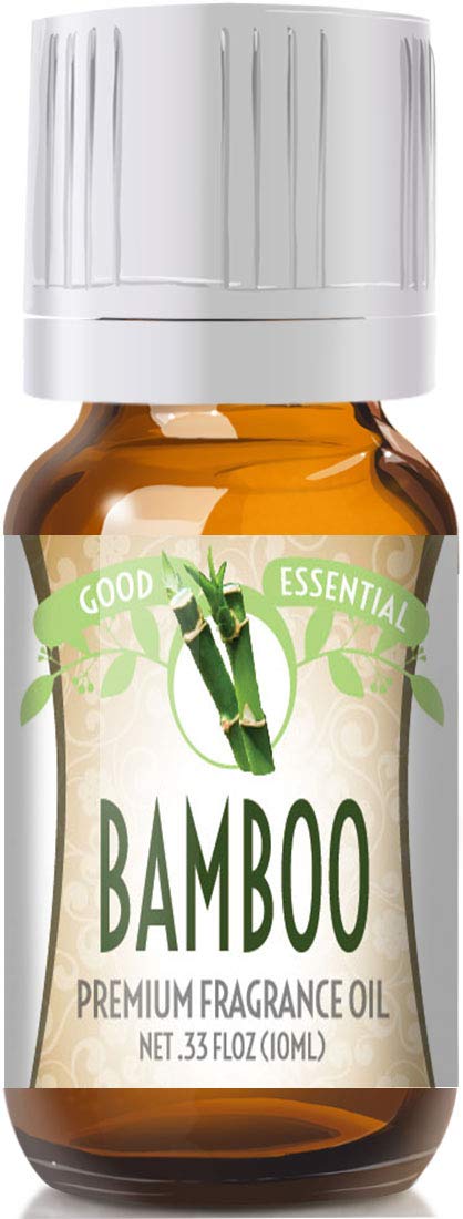 Good EssentialProfessional Bamboo Fragrance Oil 10ml for Diffuser, Candles, Soaps, Lotions, Perfume 0.33 fl oz - Bamboo Scented Diffuser Oil - Aromatherapy Oils - Candle Fragrance Oil