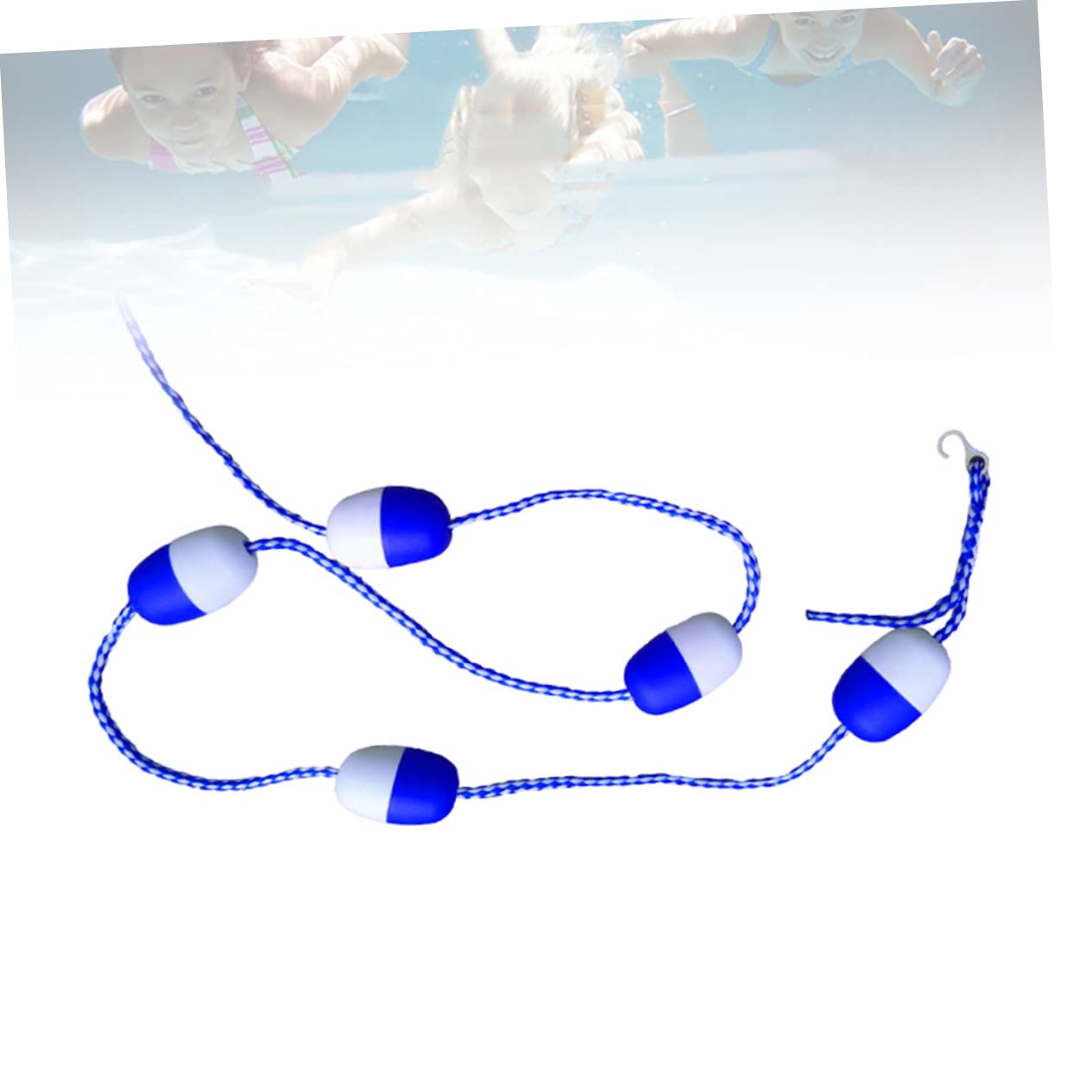 Stabiles 7 m langes Schwimmbad-Trennseil mit schwimmendem Ball, wasserdichter Schwimmmarker für Pooltraining und Schwimmzubehör