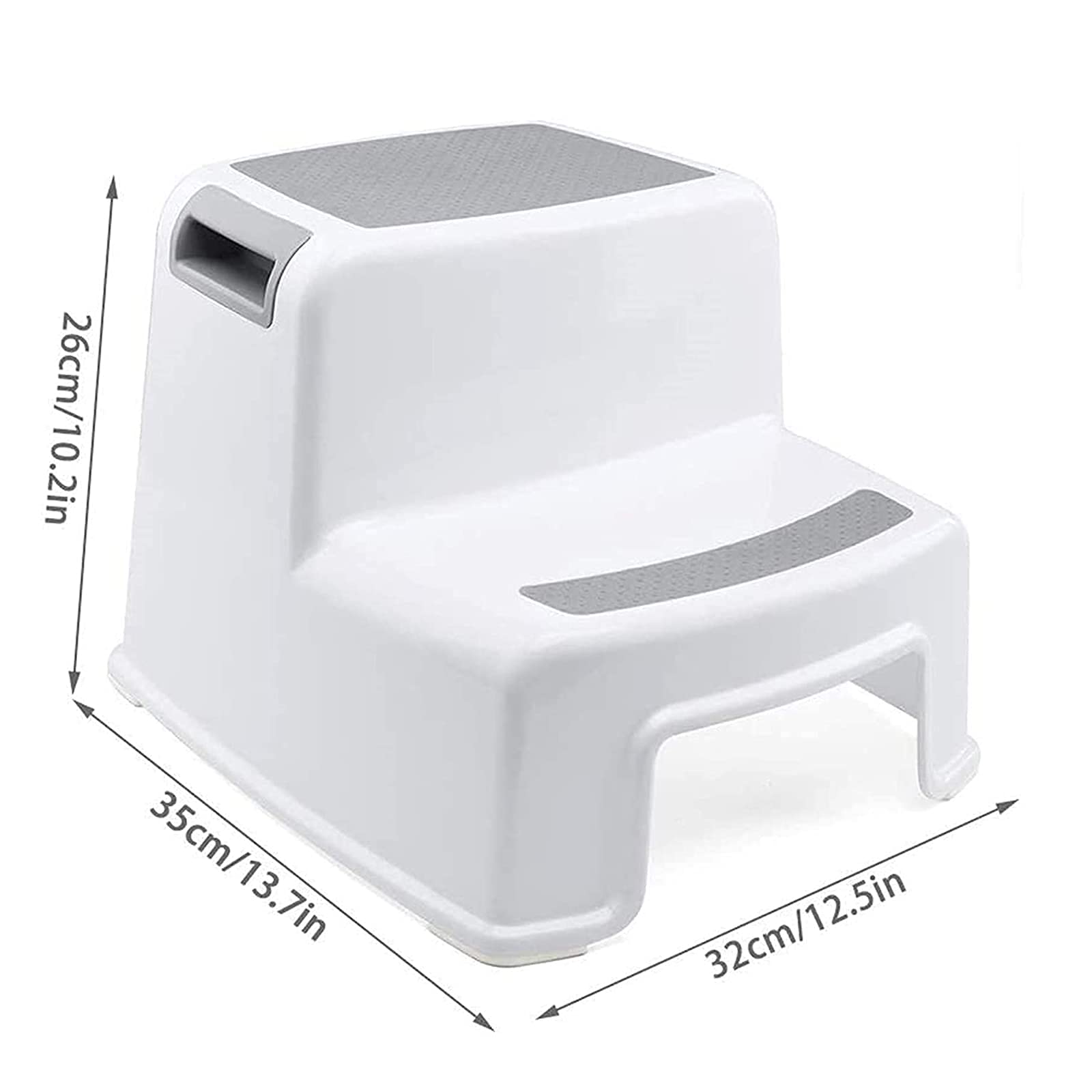 Taburete Escalonado portátil Taburete Escalonado de Doble Altura para niños | Taburete para niños pequeños para enseñar a IR al baño y Usarlo en el baño o la Cocina