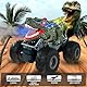 BOBOTATA Dinosaurier Truck Spielzeug Ferngesteuertes Auto Kinder Monstertruck ab 3 4 5 6 7 8 + Jahre, 2.4 GHz mit Licht, Klang, Sprühen, All Terrain RC Cars Spielzeug Geschenke für Jungen