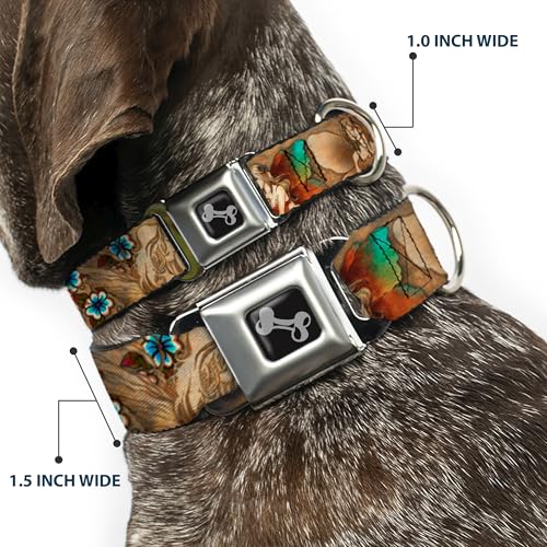 Collier de chien Buckle Down pour grands chiens en balade