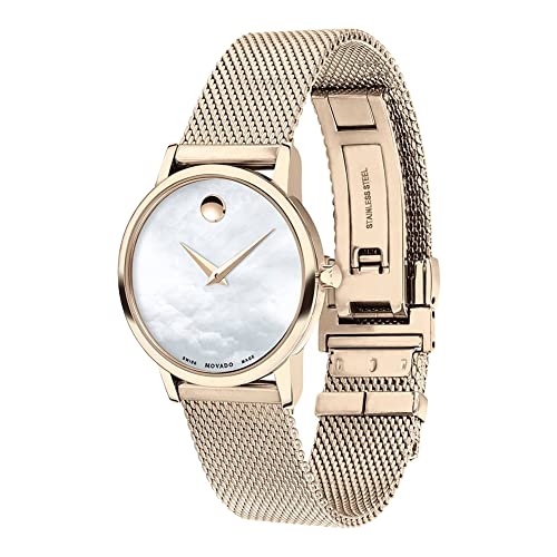 Image of Movado Analog Mother of Pearl Dial Women's Watch-607352