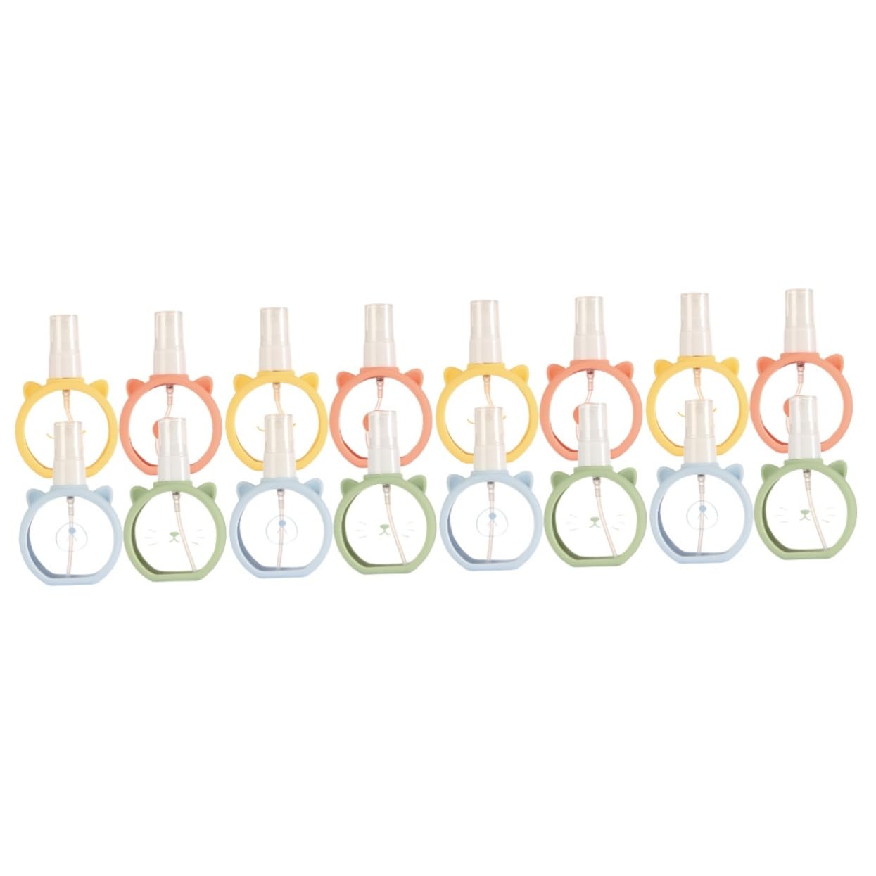 FRCOLOR 16pièces Bouteilles De Voyage Spray De Flacons Rechargeables Et Vaporisateurs Portables Pour Cosmétiques Et Liquides Assortis