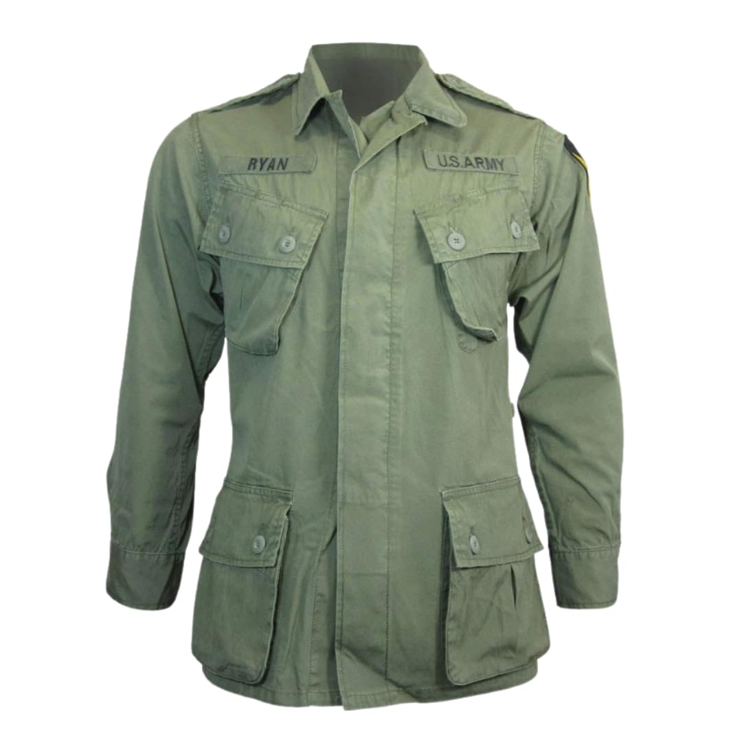Mil-Tec US Olive Green Tropical/Jungle Jacket - Vietnam Era