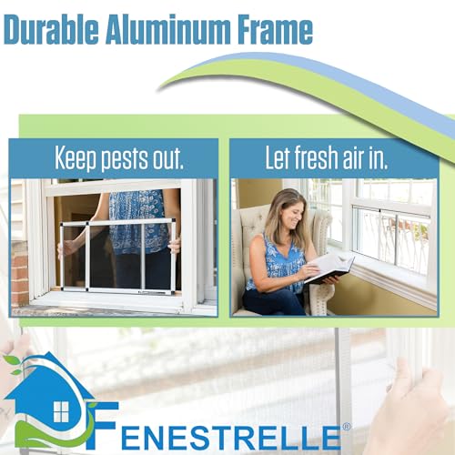 image for Fenestrelle Expandable Window Screen – 20″ H × 28″–54″ W Ho