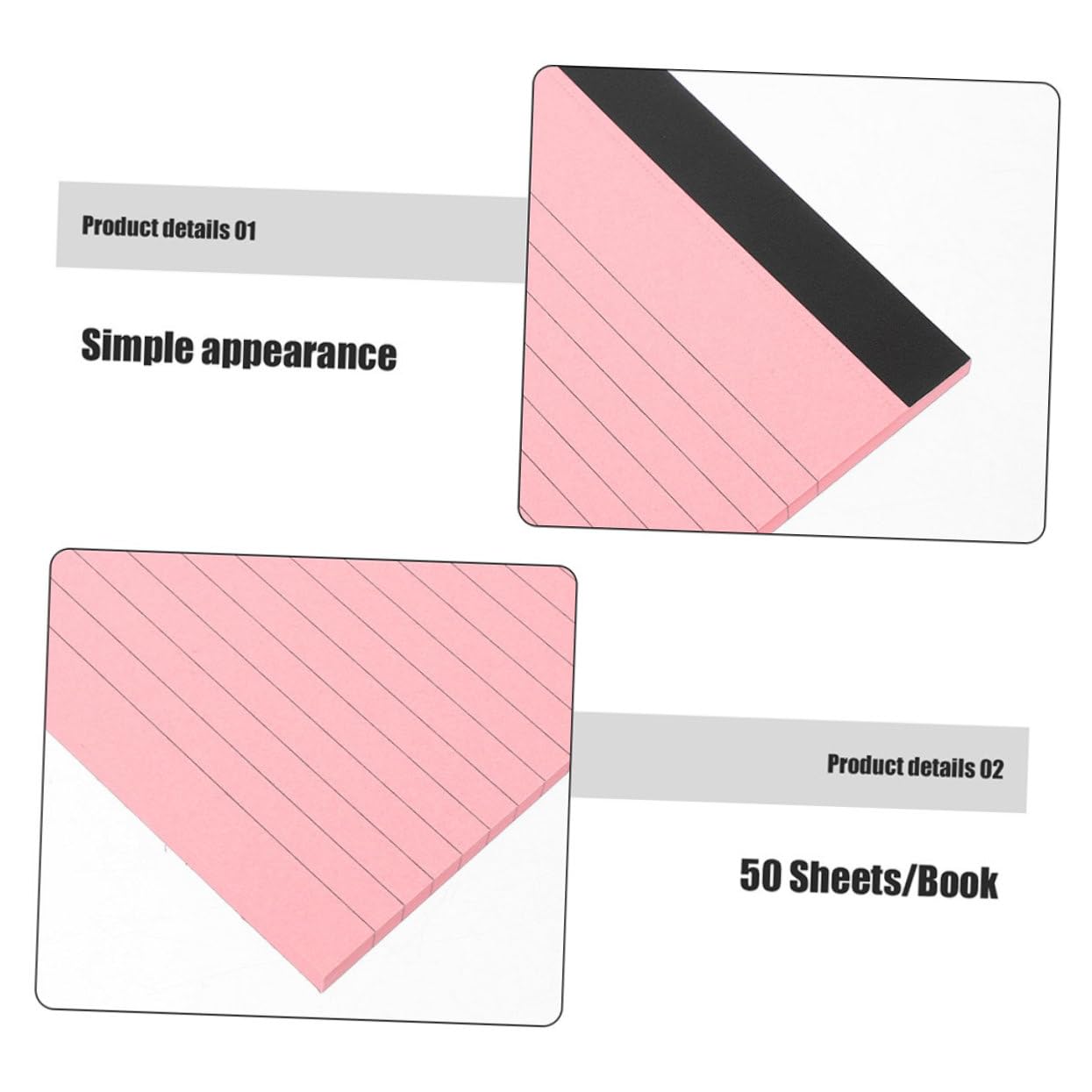 Artibetter Bloc-Notes Professionnel À LED Format A5 Avec 8 Pages Lignées Idéal Pour Le Bureau Idéal Pour Les Notes De Travail