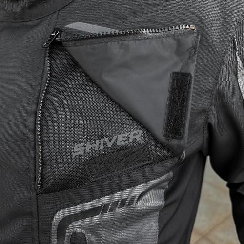 JAQUETA MASCULINA MOTOQUEIRO MOTOCICLISTA ADV TOURING PTO/CZA TAM M