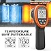 BTMETER BT-1500 Pyrometer 30:1 Industrial Laser Thermometer Gun, -58℉ to 2732℉ Non Contact High Temp Infrared Thermometer Digital IR Temperature Gauge Orange(NOT for Human Temp Test)