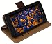 Produktbild mumbi Tasche Bookstyle Case kompatibel mit Huawei P8 Lite 2015 Hülle Handytasche Case Wallet, weiss